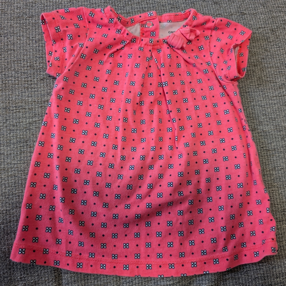 Carter's Pink Patterned Tank Top